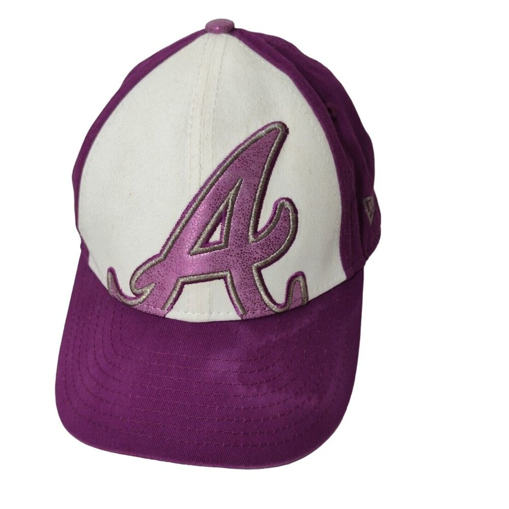 New Era 9Forty MLB Atlanta Braves Baseball Cap Hat Kids Youth One Size FLAW